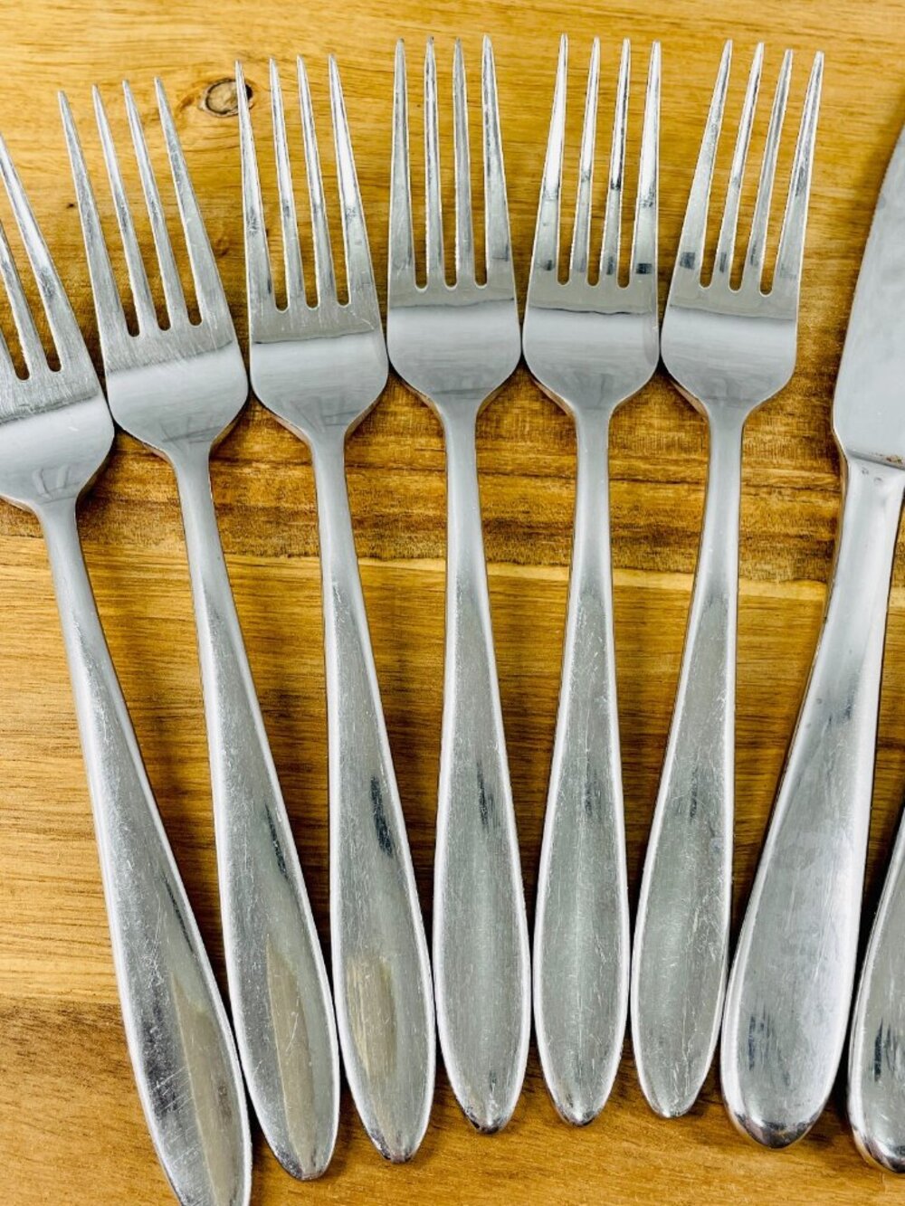 Oneida MOONCREST 13 Pcs Dinner Forks and Knives Stainless Steel Flatware Knife